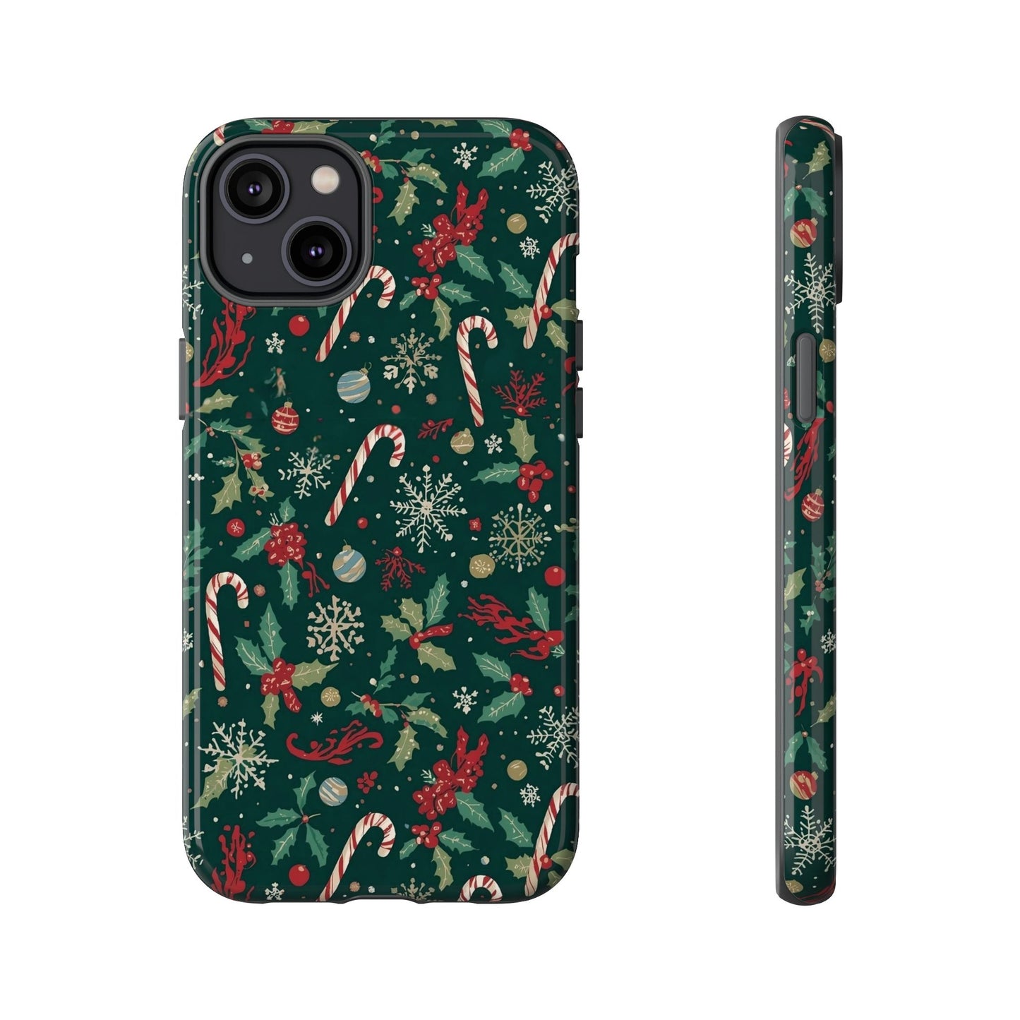 Christmas Phone Case, Festive Phone Case with Holiday Patterns for Iphone 17, 16, 15, 14, 13, 12, 11 & Samsung