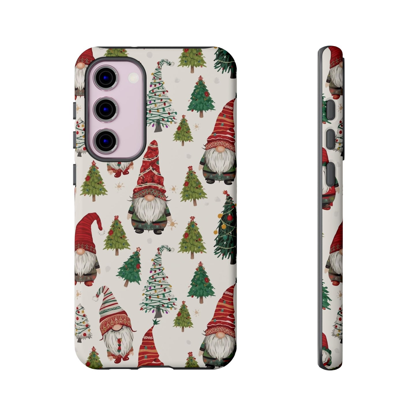 Christmas Gnome Phone Case, Dual Layer Phone Case for Iphone 17, 16, 15, 14, 13, 12, 11 & Samsung