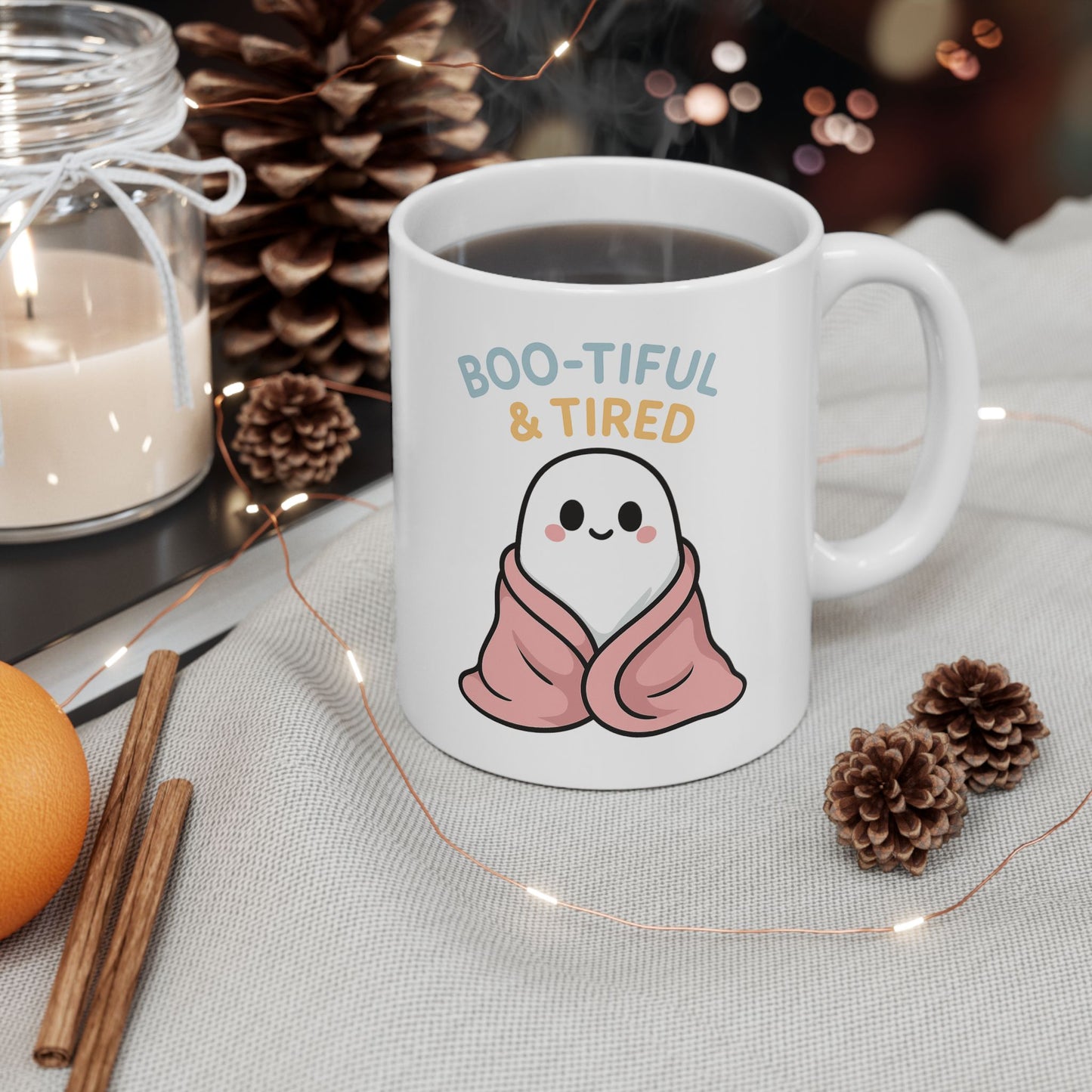 High-Quality Ceramic Mug, Halloween Concept