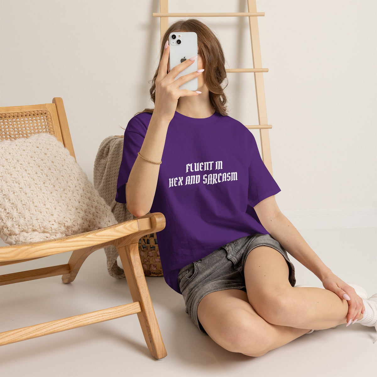 Fluent in Hex and Sarcasm Unisex Heavy Cotton Tee, Perfect for Geeky Humor Lovers, Halloween Apparel
