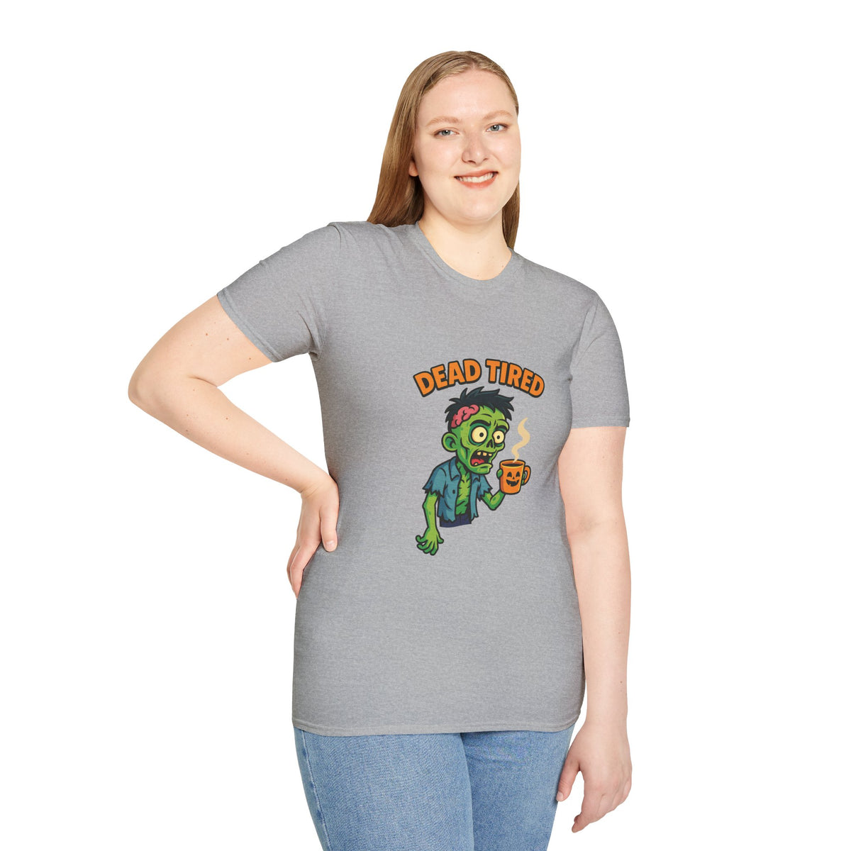 Dead Tired Zombie T-Shirt, Gifts for Halloween