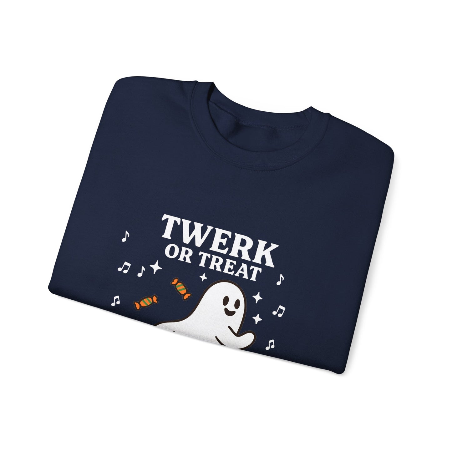 Halloween Twerk Sweatshirt, Unisex Sweatshirt, Funny Ghost Crewneck, Spooky Season Apparel, Halloween Gift, Fall Fashion