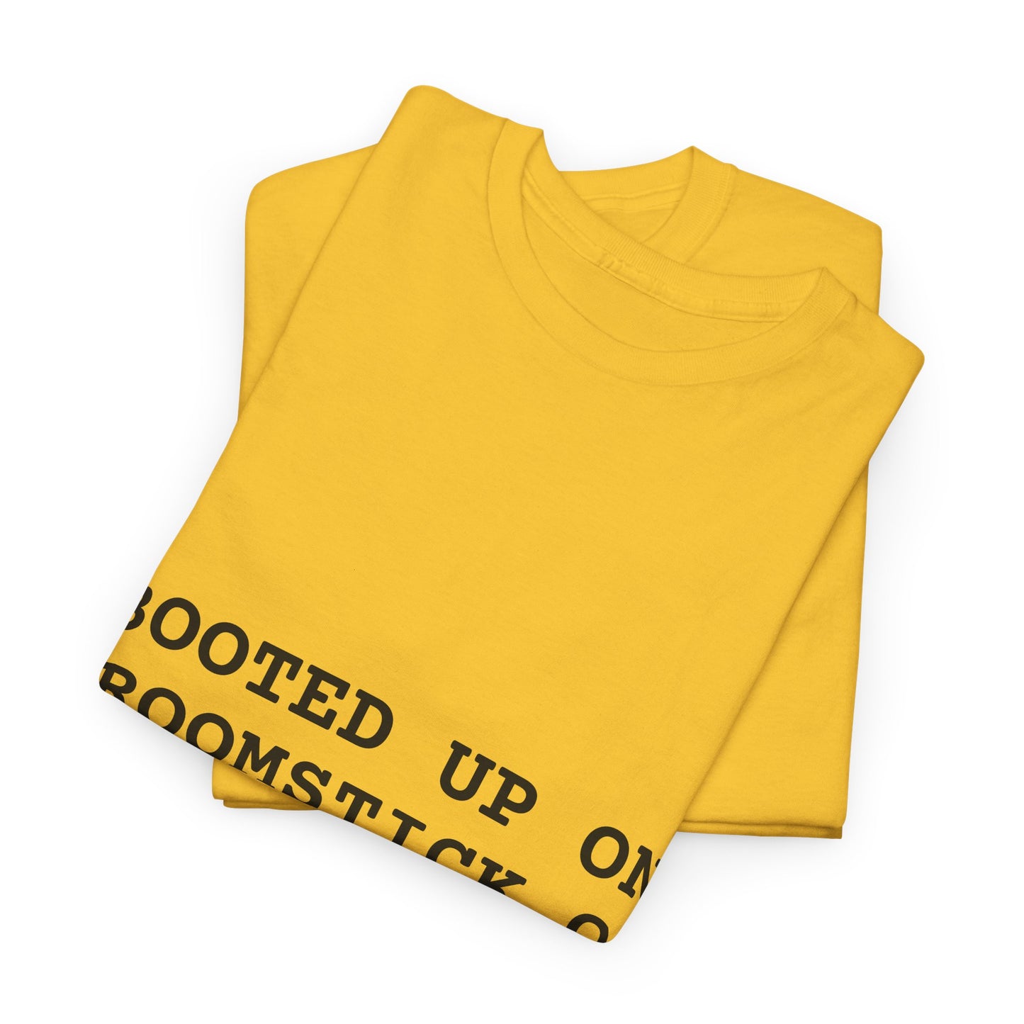 Broomstick OS Tee, Funny Graphic Tee for Tech Lovers, Unisex Cotton T-Shirt