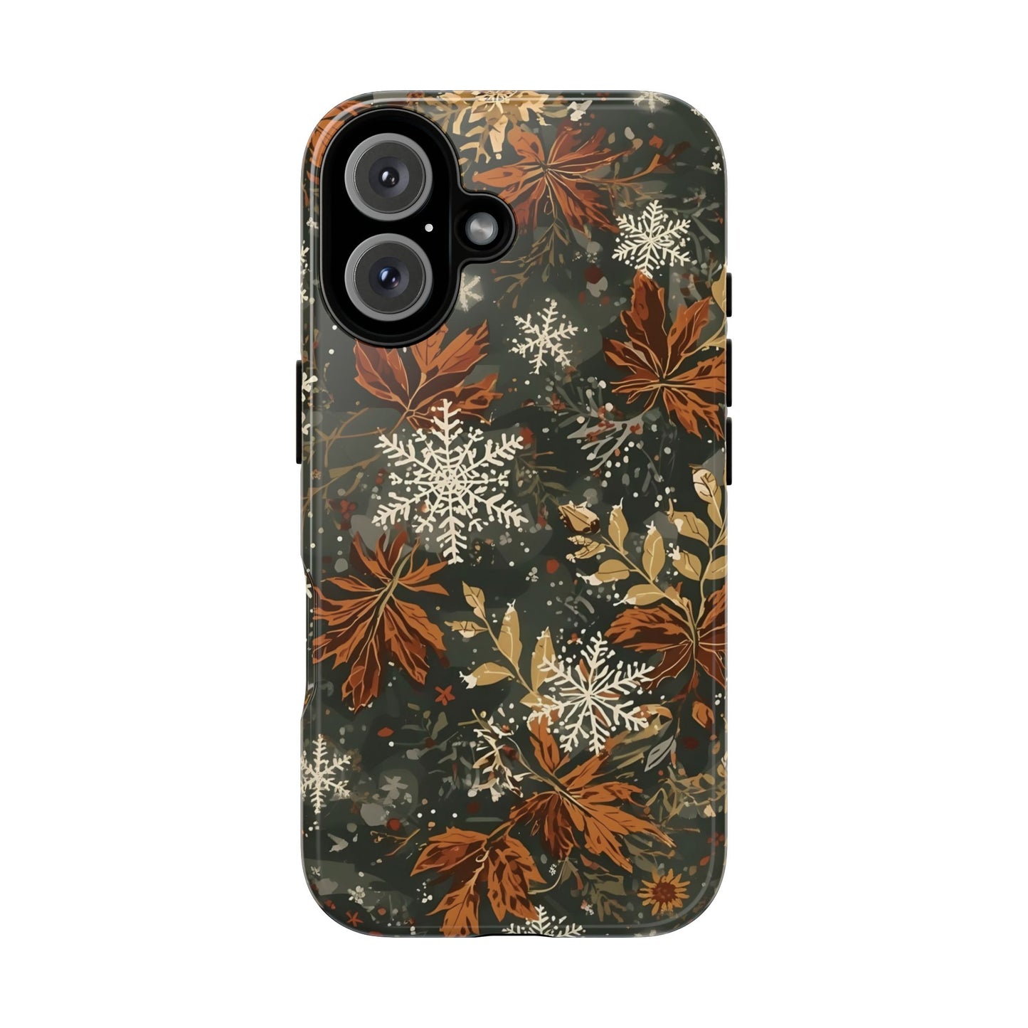 Christmas Phone Case, Autumn Floral Phone Case for Iphone 17, 16, 15, 14, 13, 12, 11 & Samsung