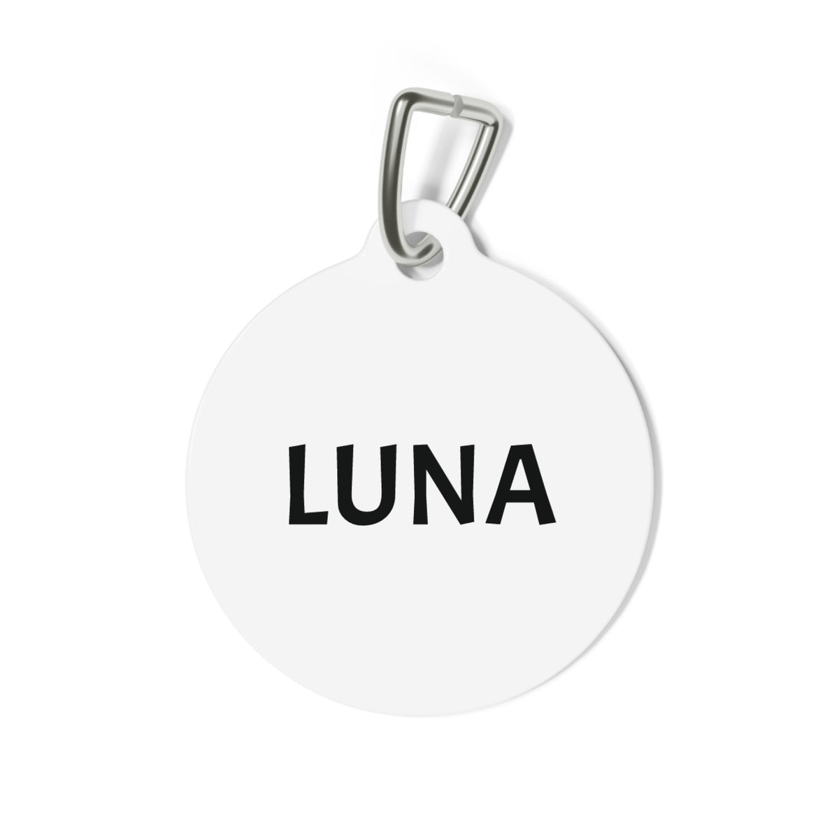 Personalized Spooky Cat Pet Tag - Halloween Kitty ID Tag, Cute Pet Accessory