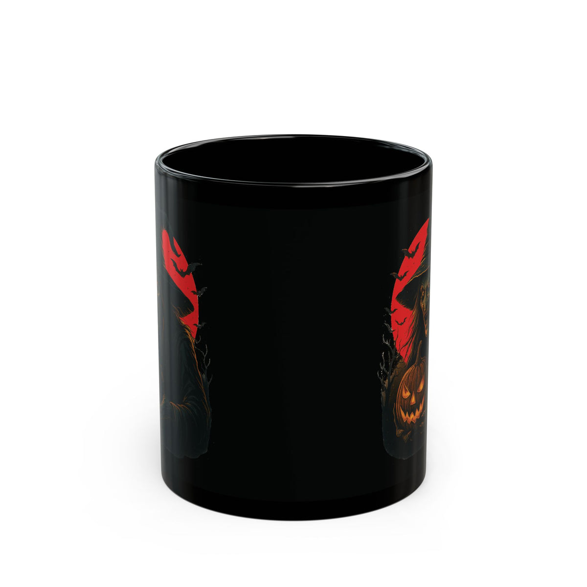 Halloween Witch Mug, Spooky Coffee Cup, Black Witch Mug 11oz/15oz, Witchcraft Gift, Fall Beverage Mug, Halloween Decor