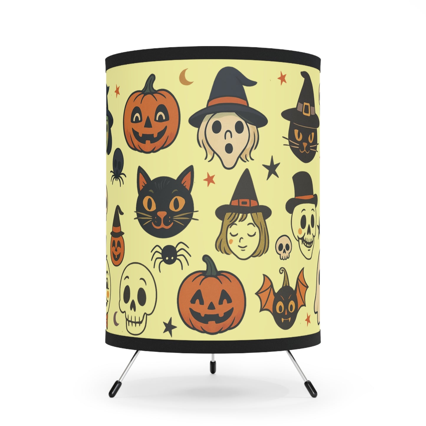 Halloween Tripod Lamp, Spooky Home Decor, Festive Lighting for Parties