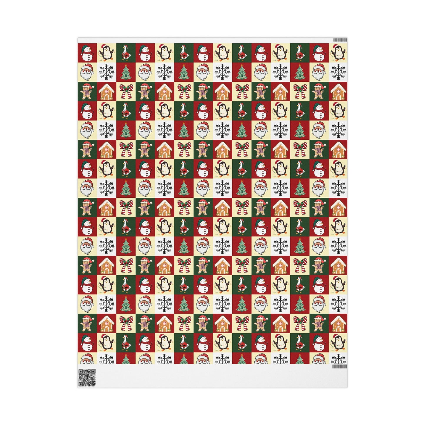 Christmas Character Wrapping Paper Roll - Festive Gift Wrap