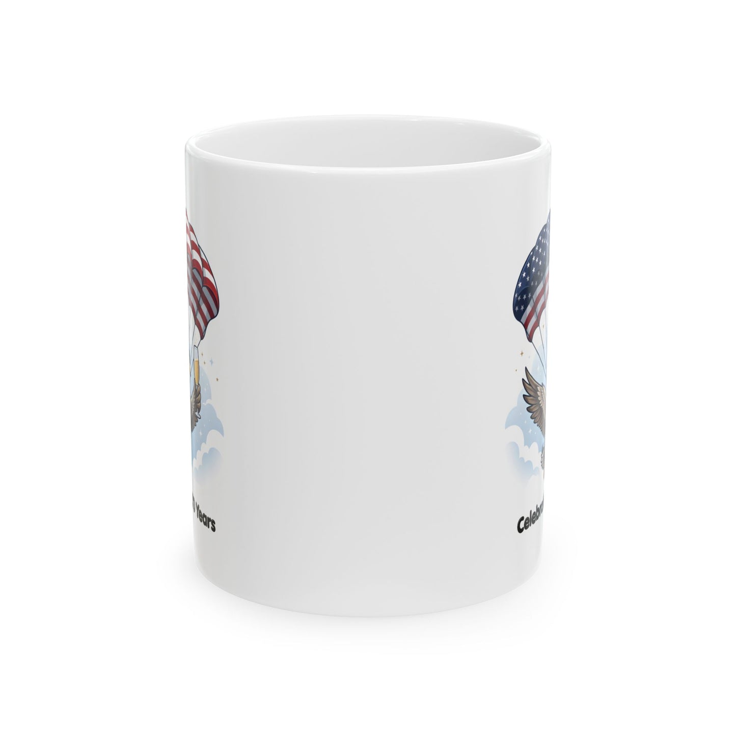 Patriotic Duck Ceramic Mug