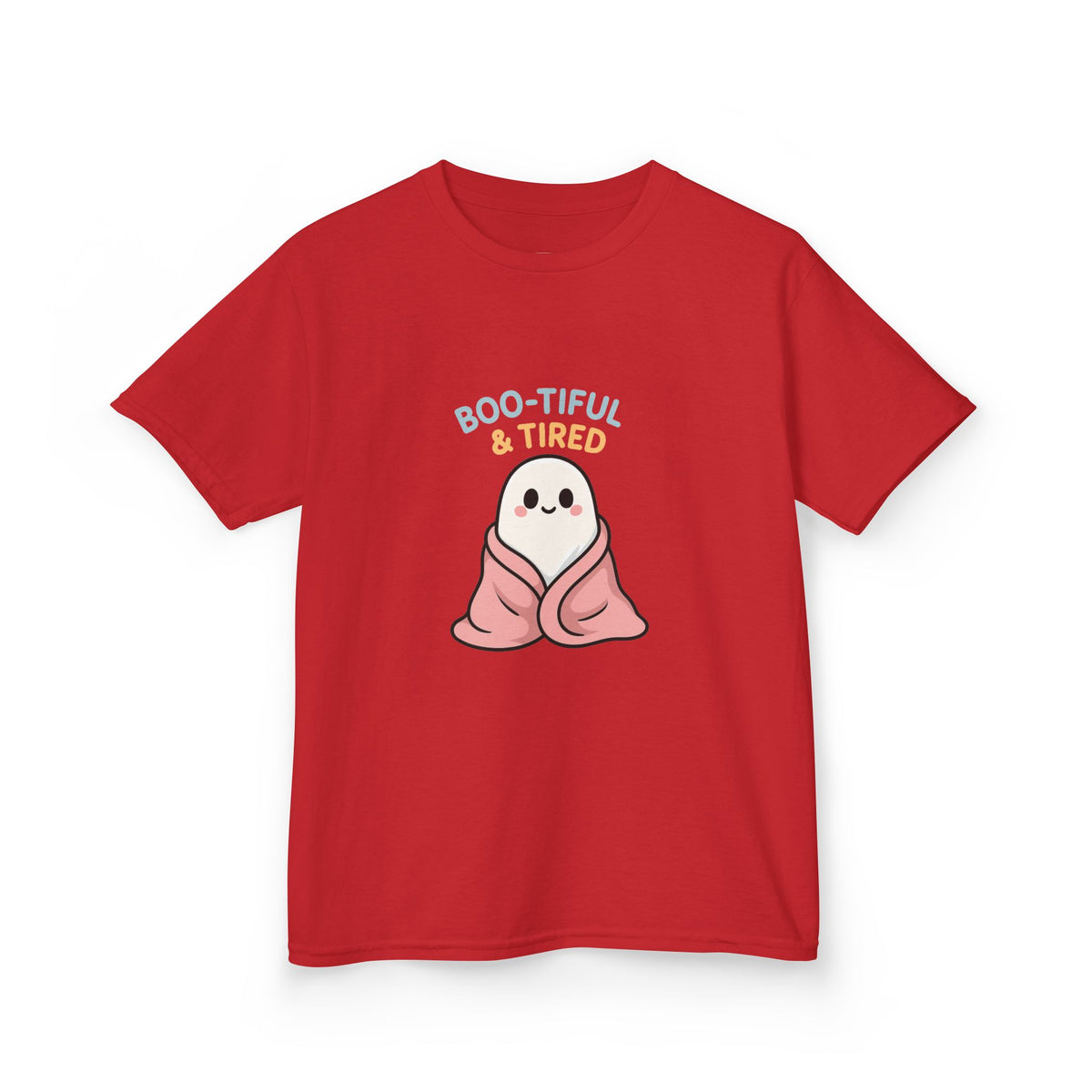 Boo-Tiful & Tired Kids T-Shirt, Halloween Style