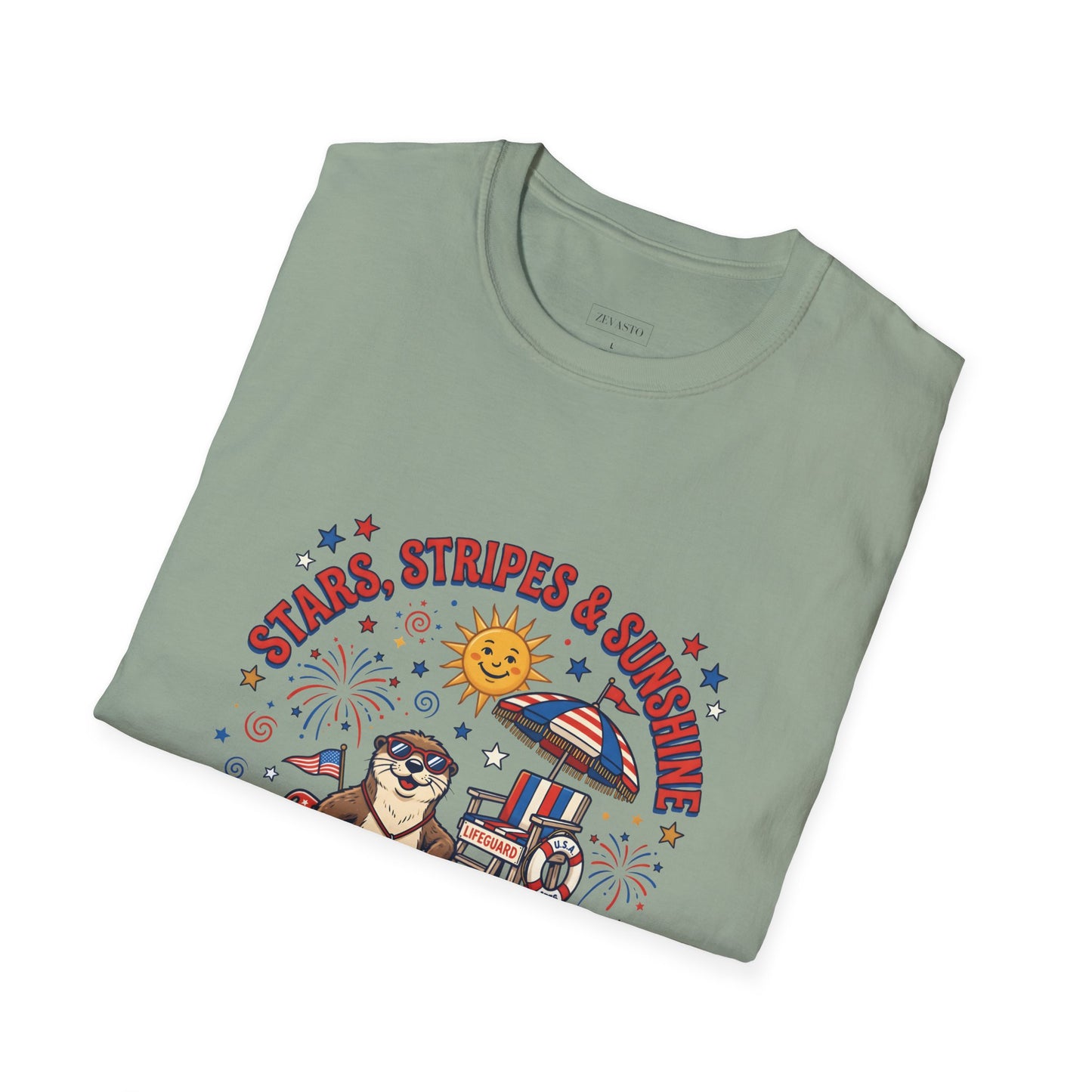 Stars, Stripes & Sunshine T-Shirt — Patriotic 1776–2026 Summer Tee, 4th of July Shirt