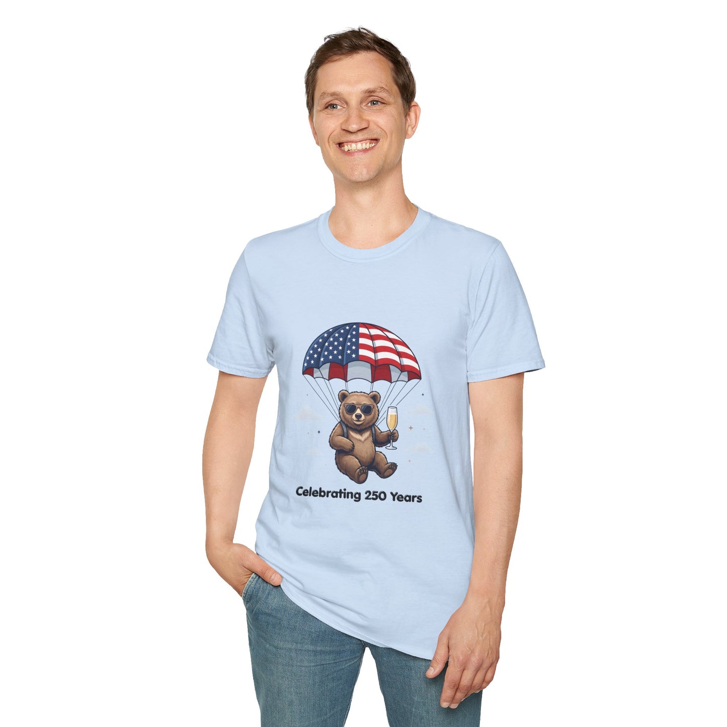 Patriotic Bear 'Celebrating 250 Years' T-Shirt