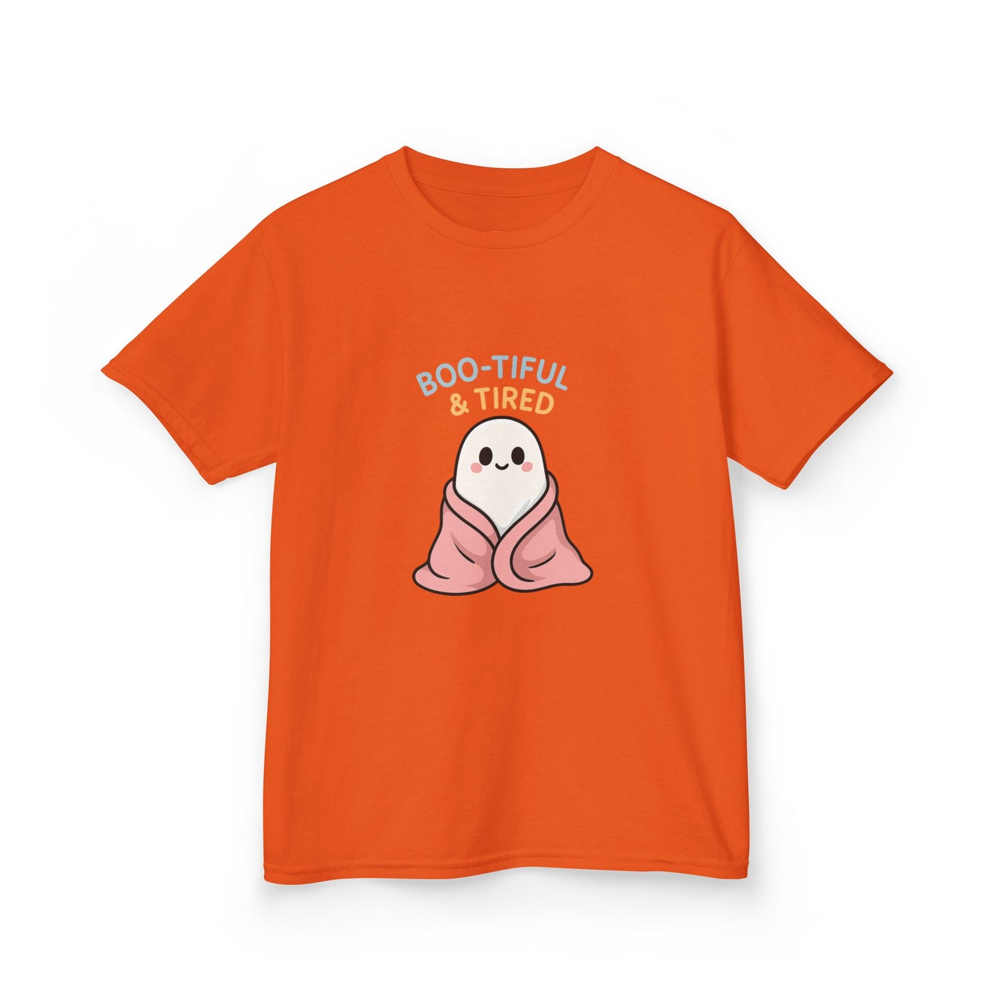 Boo-Tiful & Tired Kids T-Shirt, Halloween Style