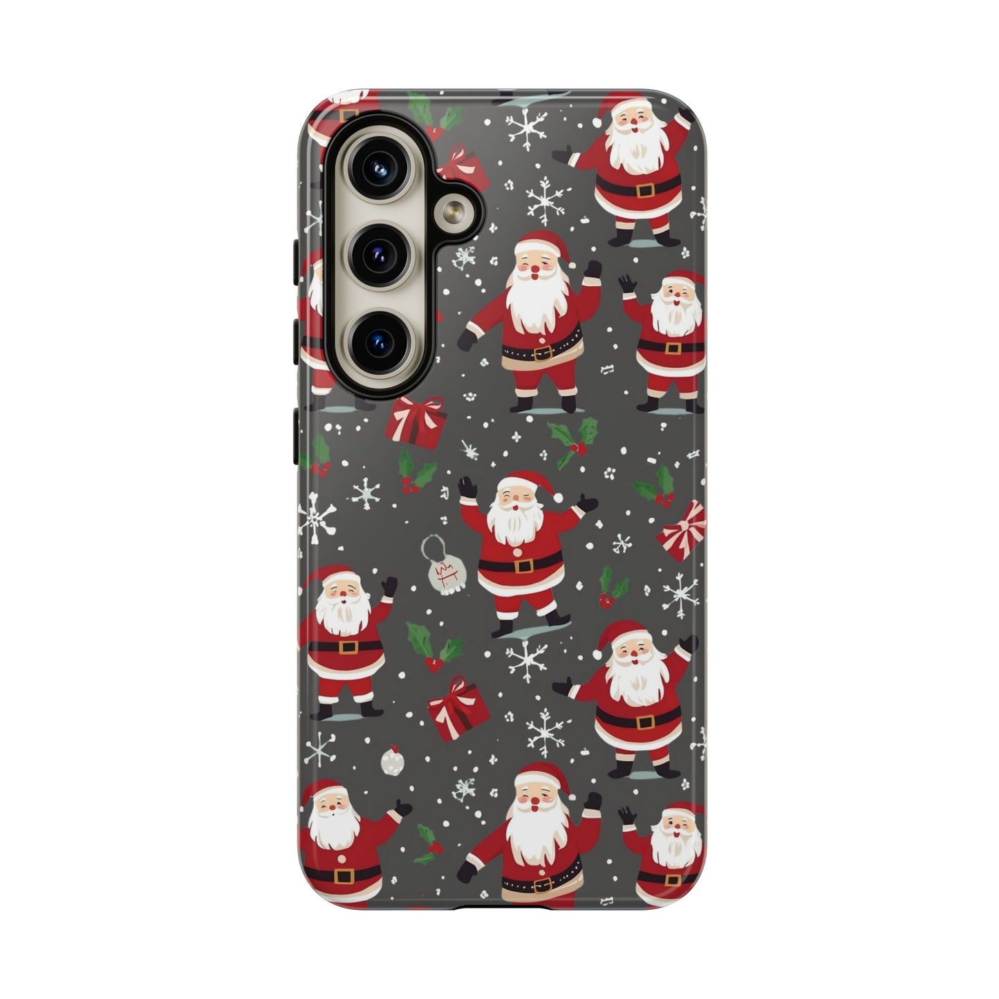 Christmas Phone Case, Festive Santa Phone Case for Iphone 17, 16, 15, 14, 13, 12, 11 & Samsung