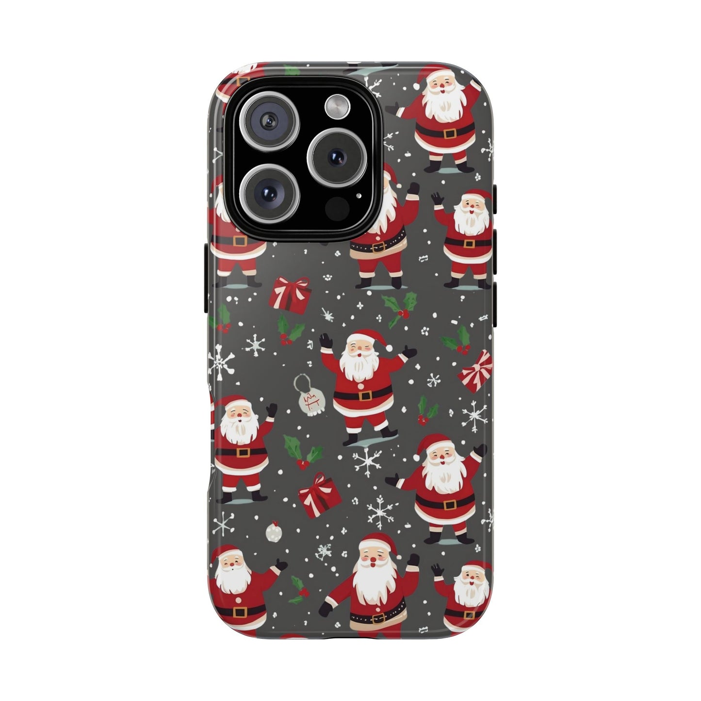 Christmas Phone Case, Festive Santa Phone Case for Iphone 17, 16, 15, 14, 13, 12, 11 & Samsung