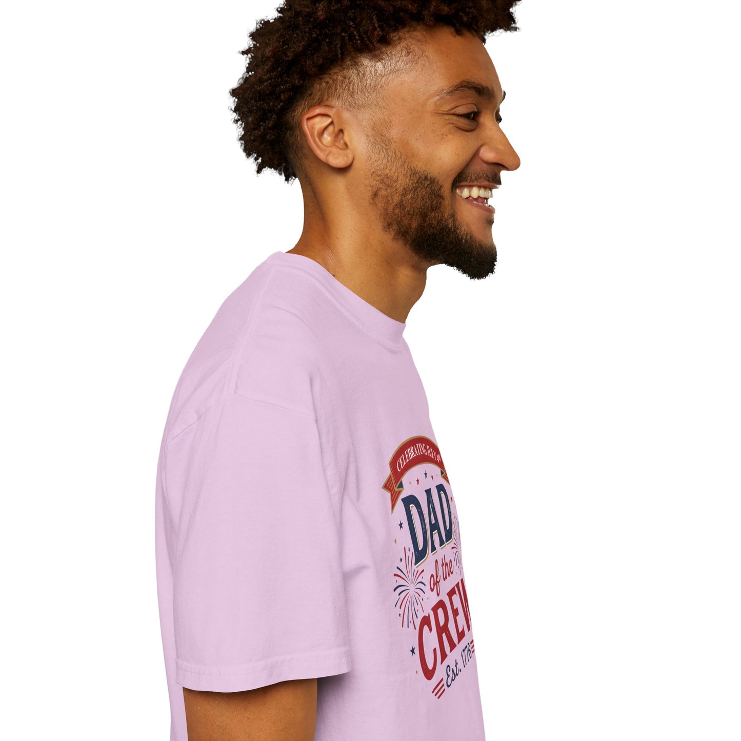 Dad of the Crew T-Shirt — Patriotic 4th of July Tee, Independence Day Shirt