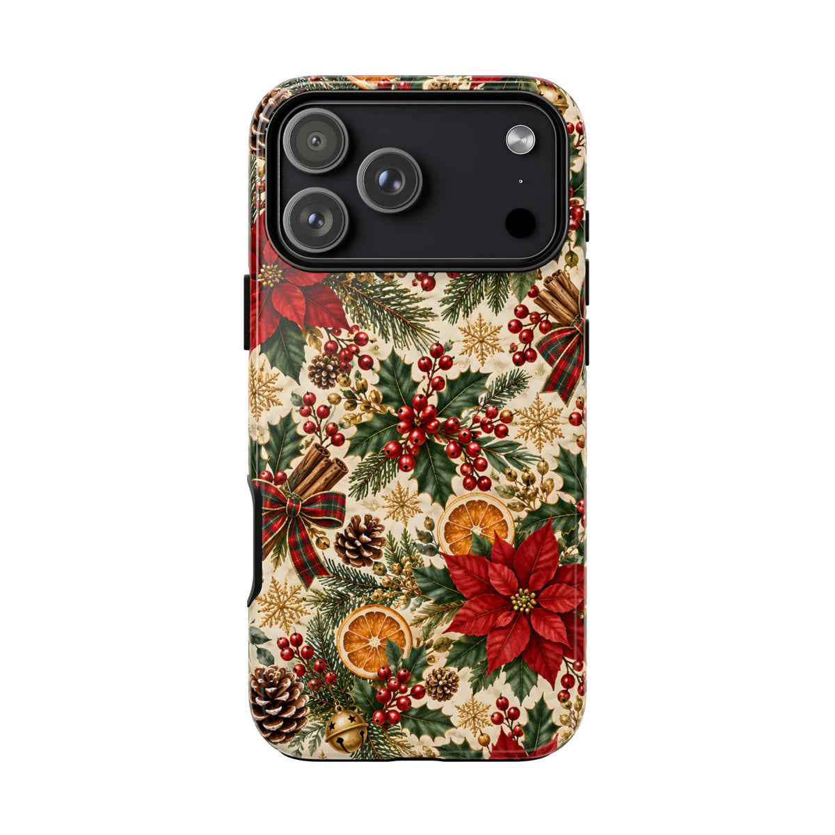 Christmas Floral Tough Phone Case