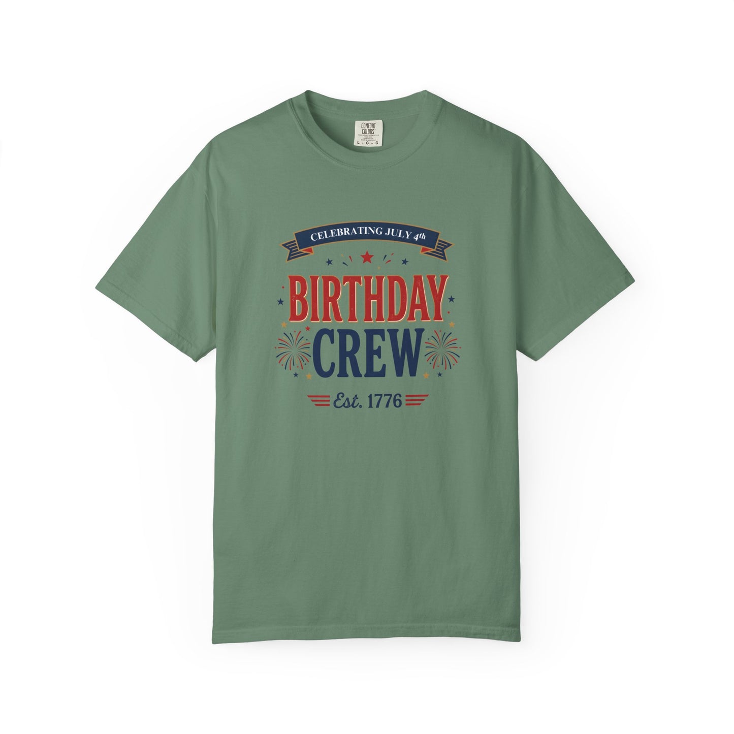 Birthday Crew T-Shirt — Patriotic Celebration Tee, 4th of July Shirt, Independence Day Gift