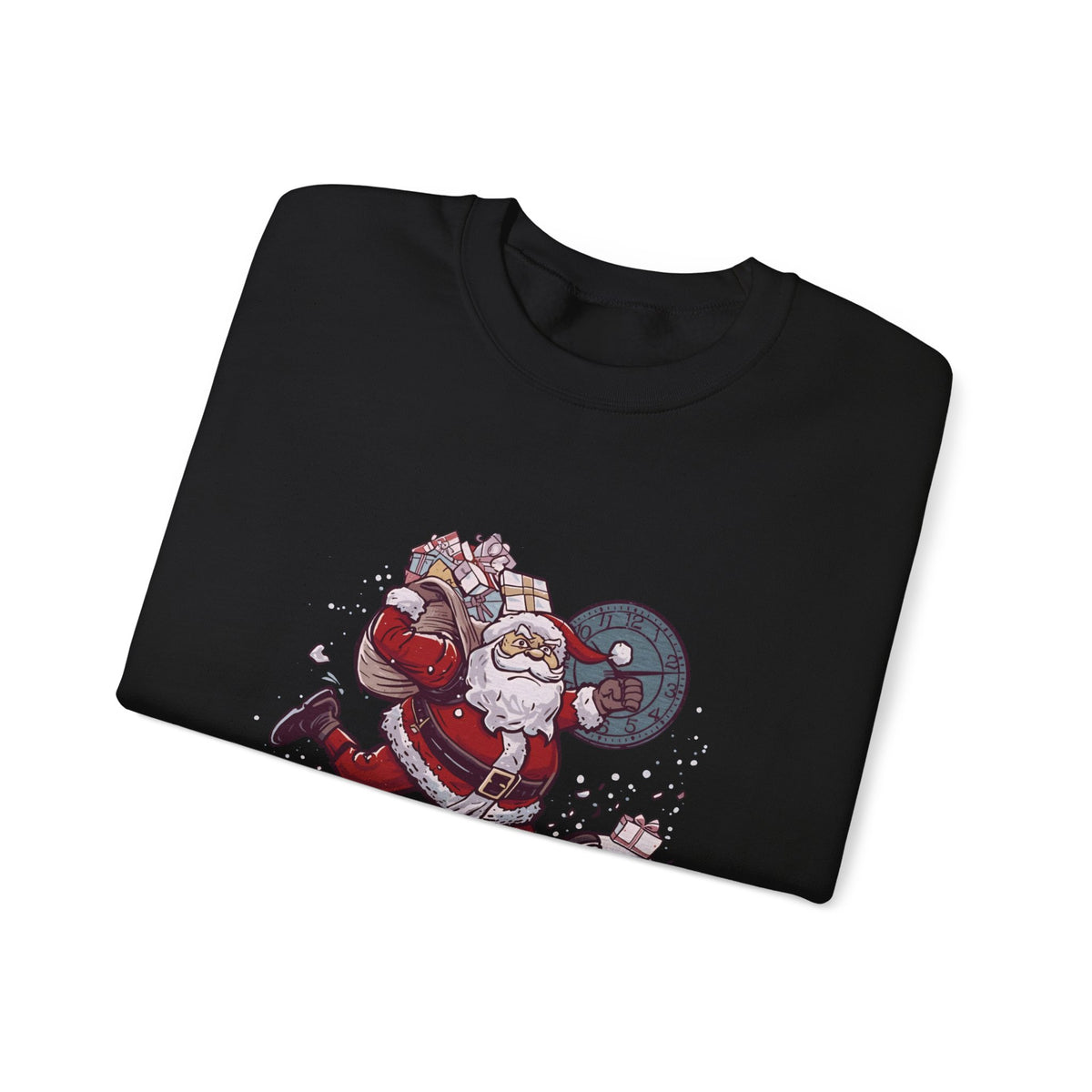 Santa Cardio Sweatshirt - Holiday Funny Gift, Christmas Apparel, Unisex Crewneck, Santa Workout