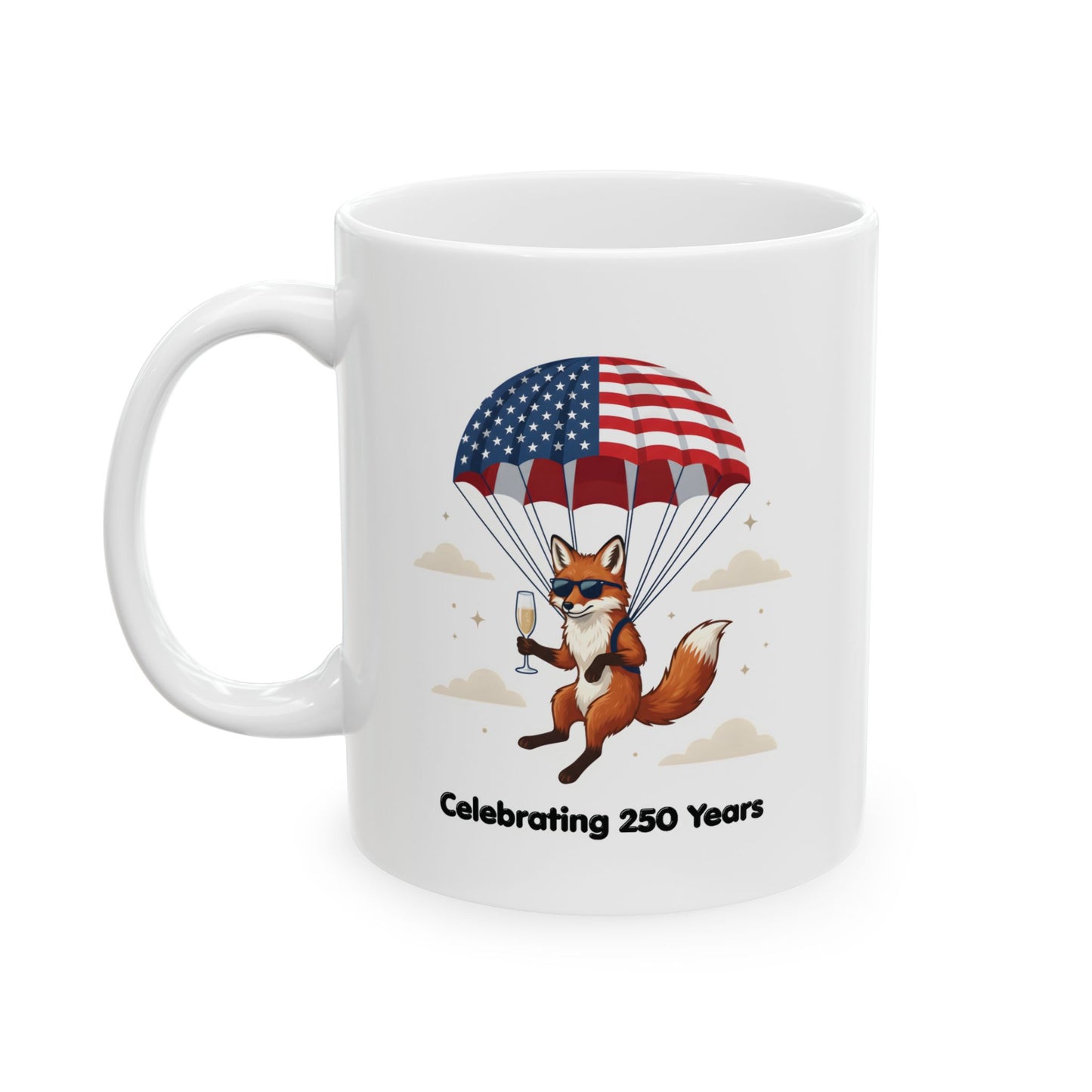 Patriotic Fox Coffee Mug