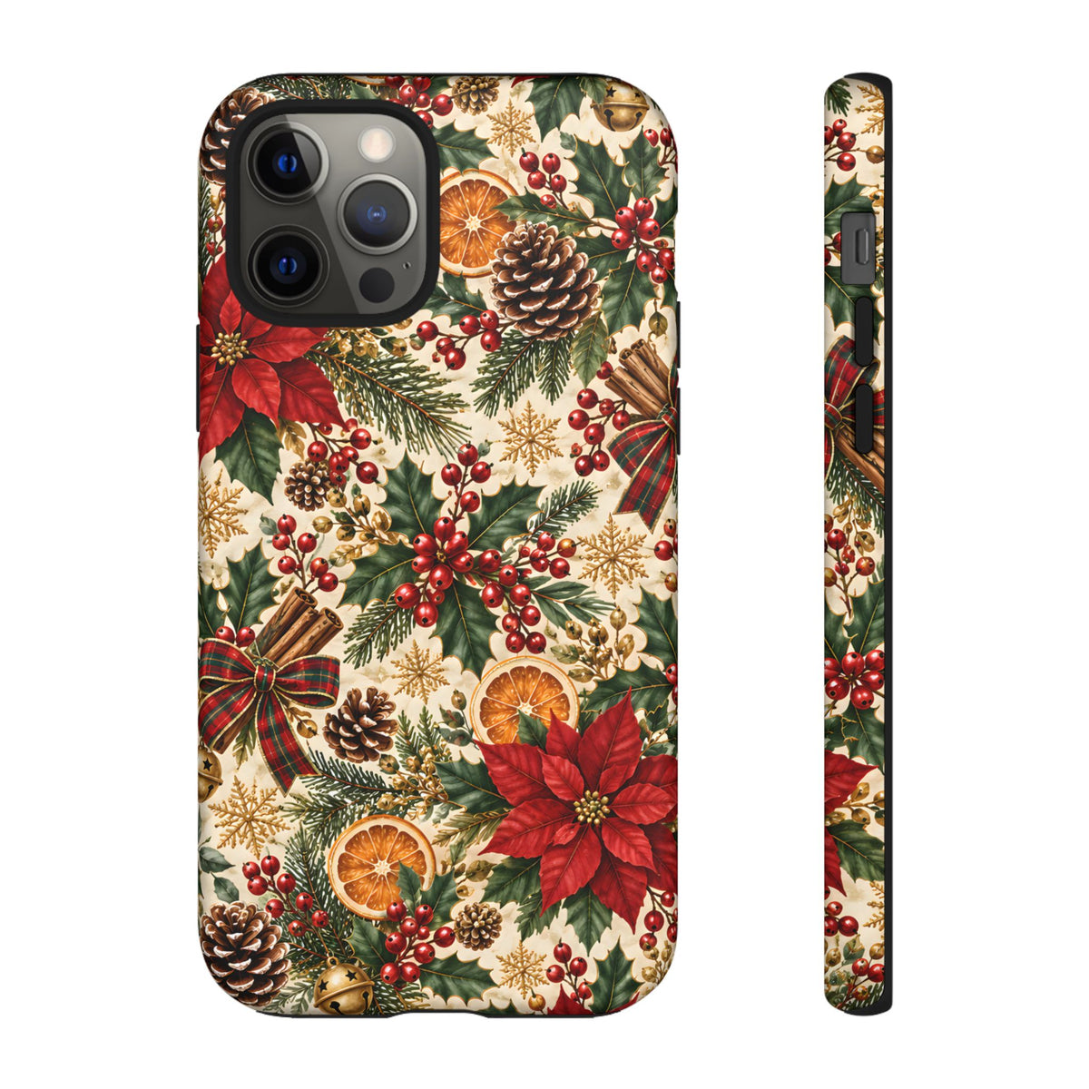 Christmas Floral Tough Phone Case