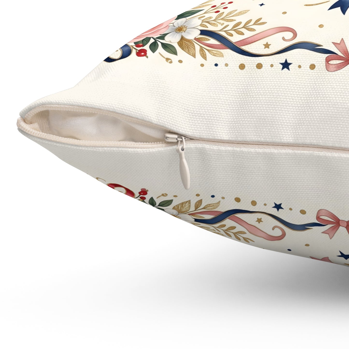 Stars, Stripes & Summer Throw Pillow — Patriotic Home Decor, 4th of July Decorative Pillow