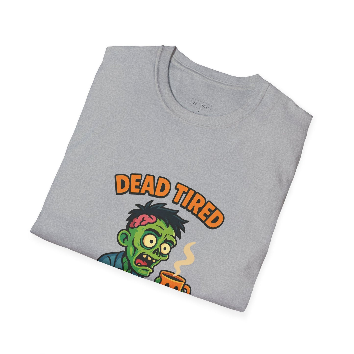 Dead Tired Zombie T-Shirt, Gifts for Halloween