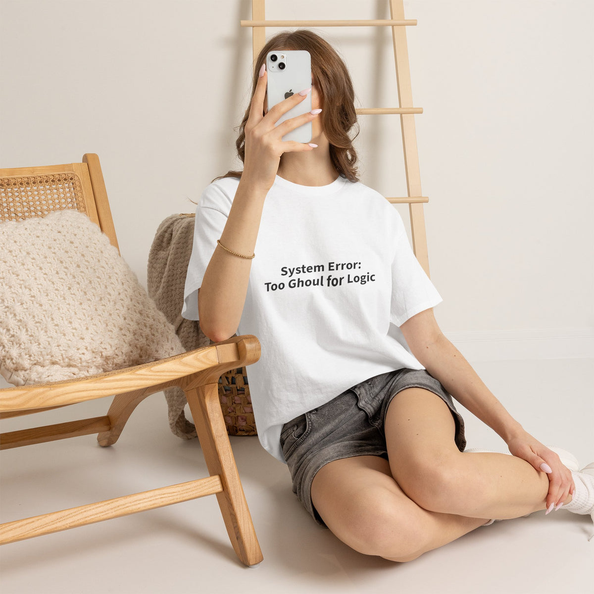 System Error Tee - Unisex Heavy Cotton Shirt, Perfect for Halloween, Geeky Fun