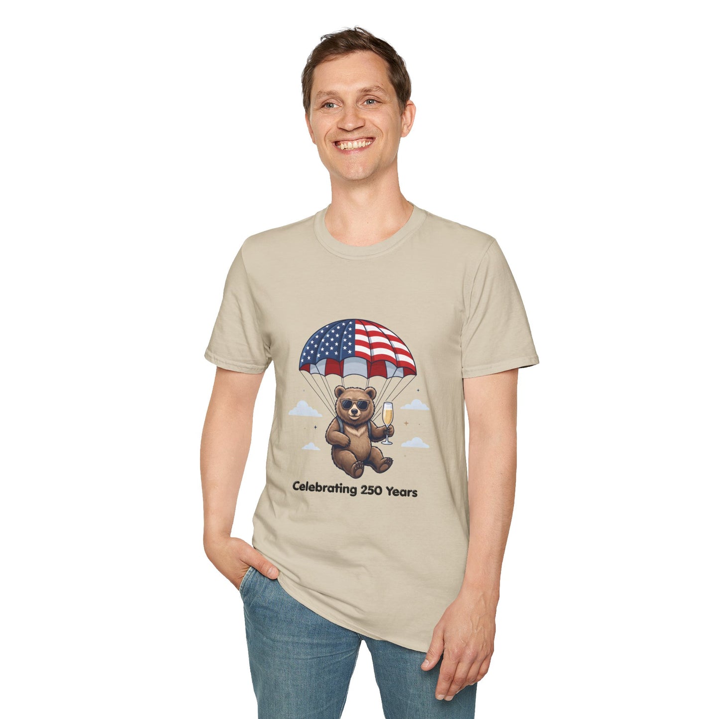 Patriotic Bear 'Celebrating 250 Years' T-Shirt