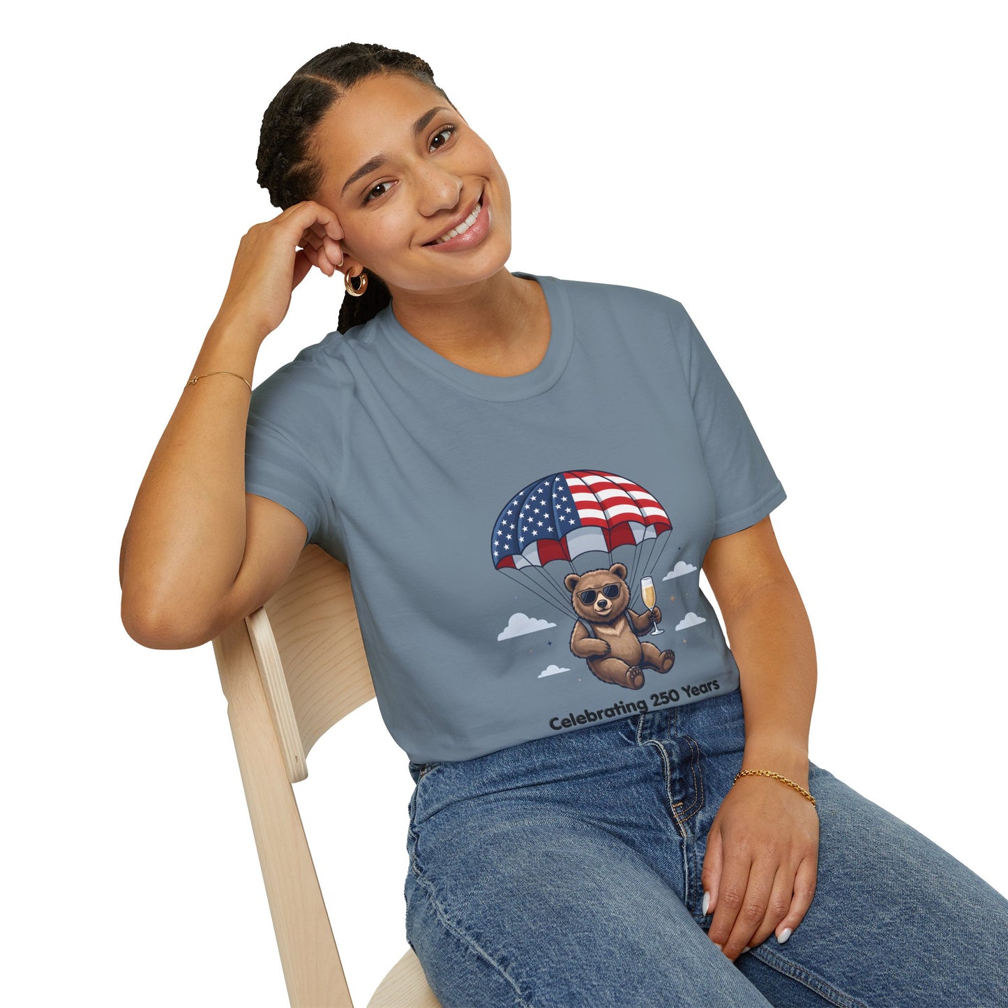 Patriotic Bear 'Celebrating 250 Years' T-Shirt
