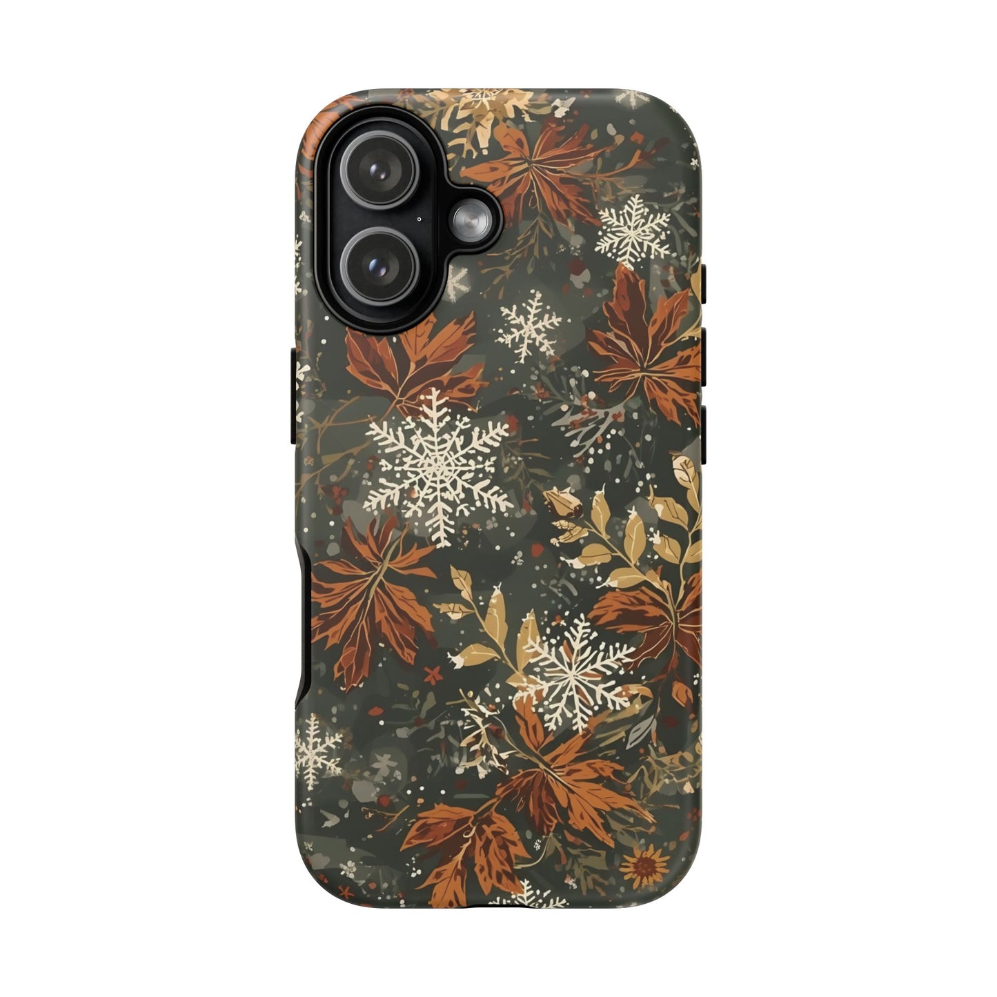 Christmas Phone Case, Autumn Floral Phone Case for Iphone 17, 16, 15, 14, 13, 12, 11 & Samsung