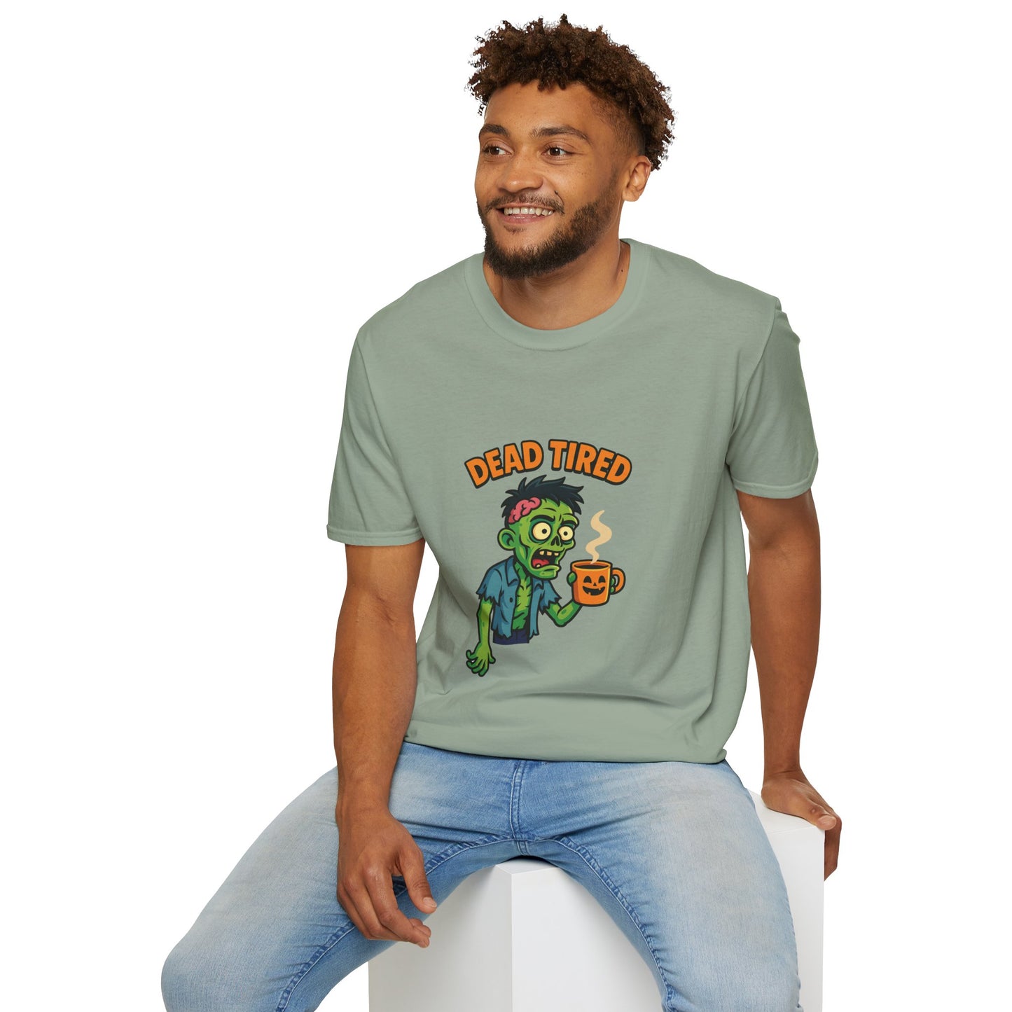 Dead Tired Zombie T-Shirt, Gifts for Halloween
