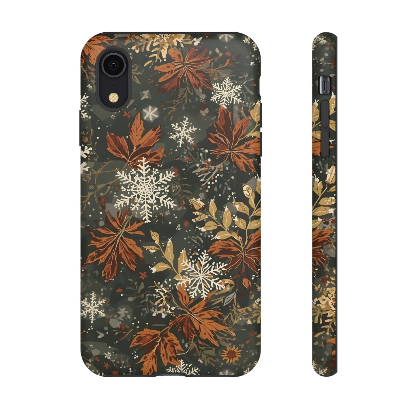 Christmas Phone Case, Autumn Floral Phone Case for Iphone 17, 16, 15, 14, 13, 12, 11 & Samsung