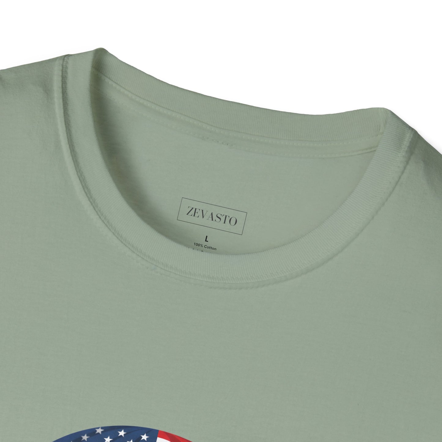Patriotic Fox Parachute T-Shirt — "Celebrating 250 Years" Anniversary Tee