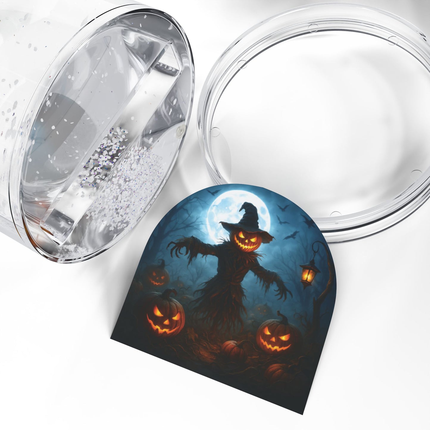 Halloween Snow Globe Decoration, Spooky Home Decor