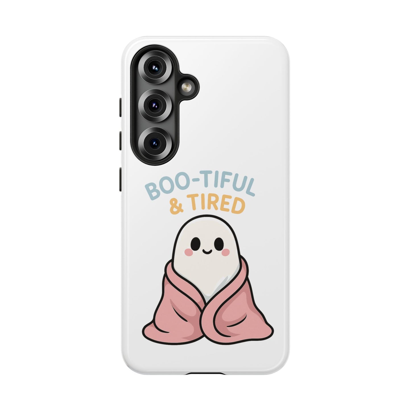 Boo-tiful & Tired Phone Case, Halloween-Themed Design