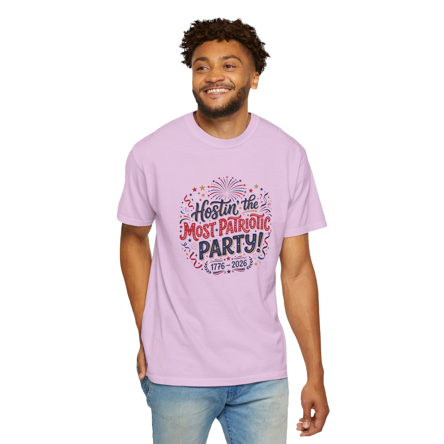 Patriotic 'Hostin' the Most Patriotic Party' T-Shirt, 4th of July Shirt, Independence Day Tee