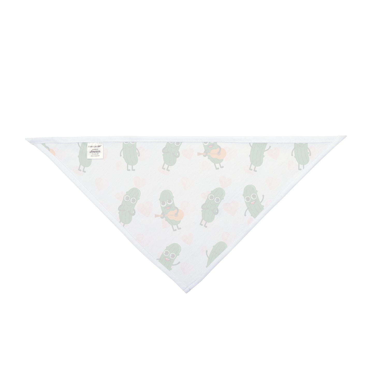 Pickle Love Pet Bandana — Cute Pickle Pattern Dog & Cat Scarf