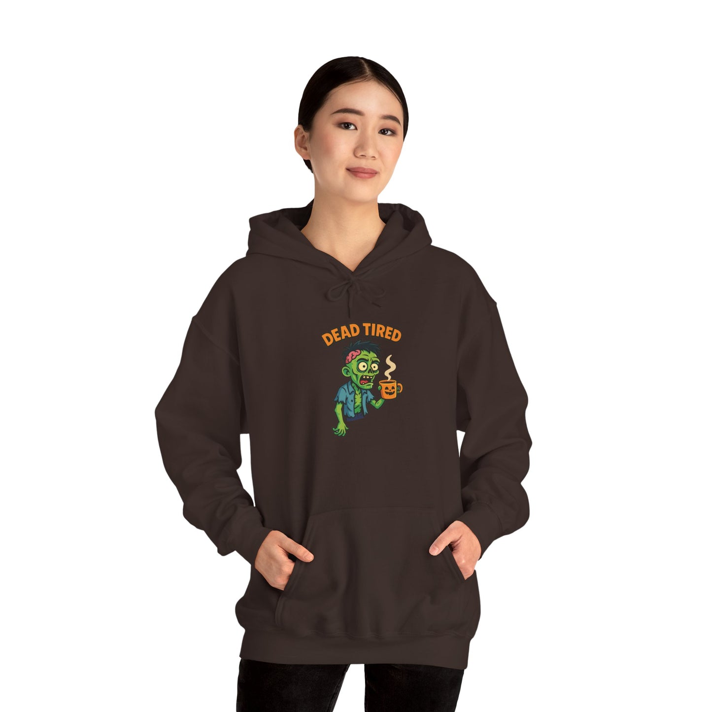 Zombie Themed Unisex Hoodie, Cozy Halloween Sweatshirt, Spooky Season Apparel