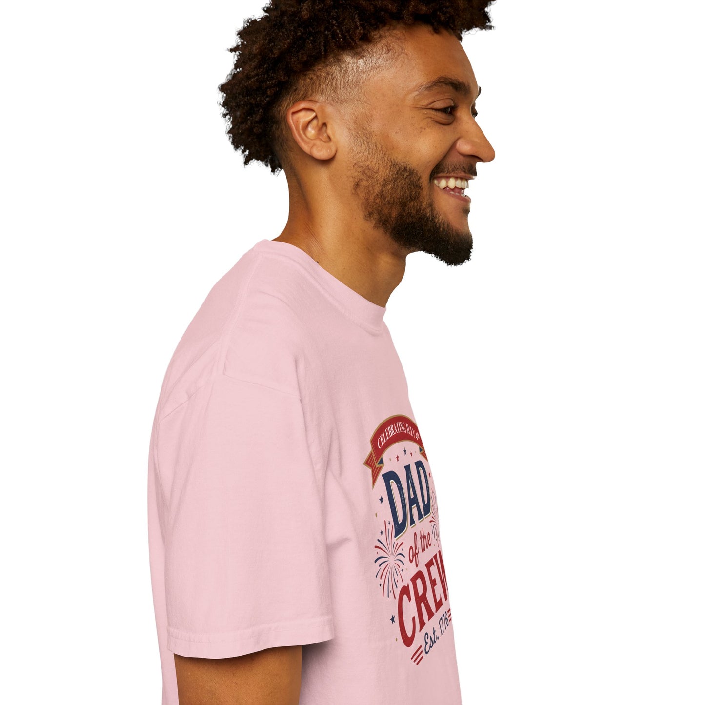 Dad of the Crew T-Shirt — Patriotic 4th of July Tee, Independence Day Shirt