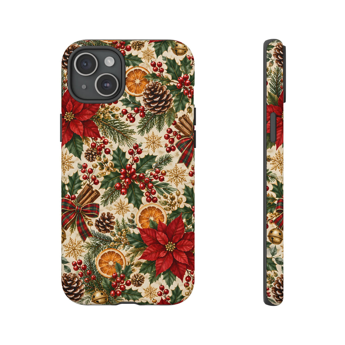 Christmas Floral Tough Phone Case