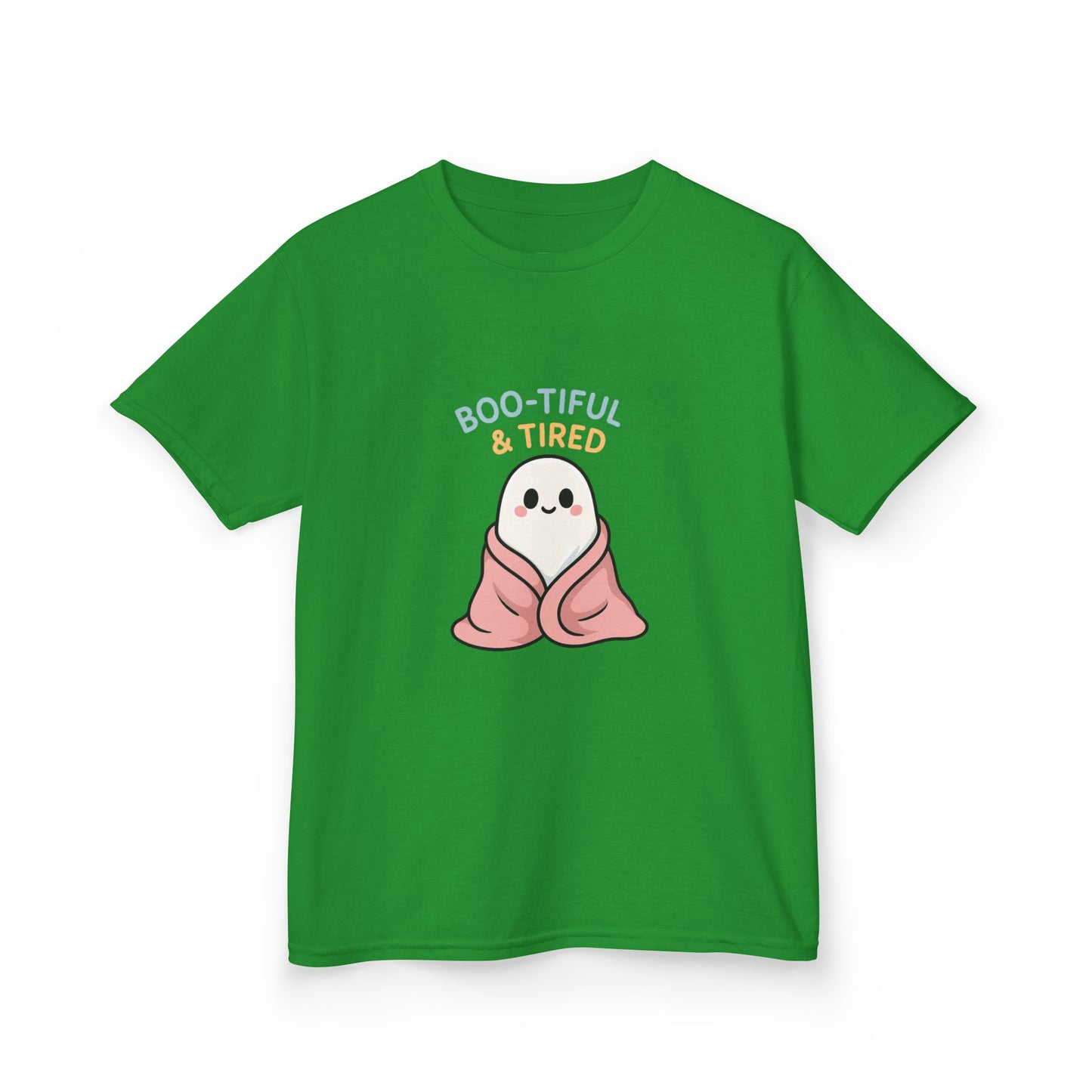 Boo-Tiful & Tired Kids T-Shirt, Halloween Style