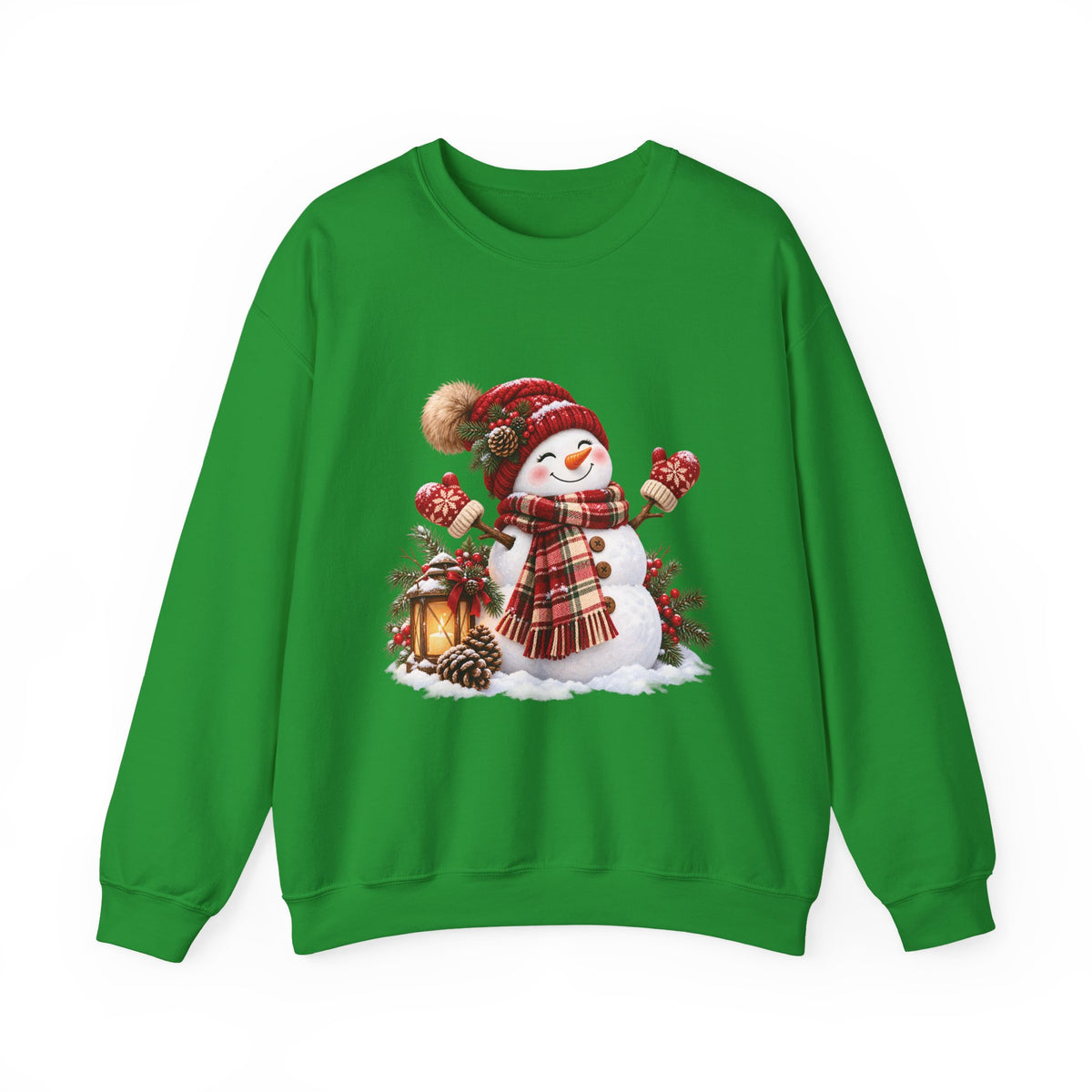 Snowman Holiday Sweatshirt - Cozy Christmas Unisex Sweatshirt