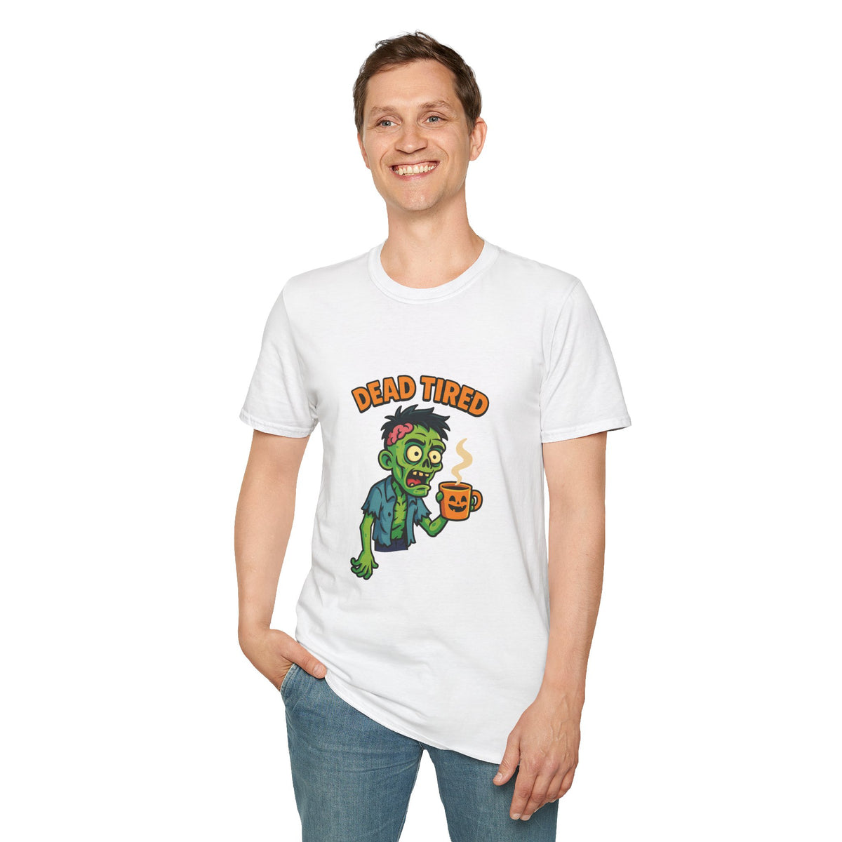 Dead Tired Zombie T-Shirt, Gifts for Halloween