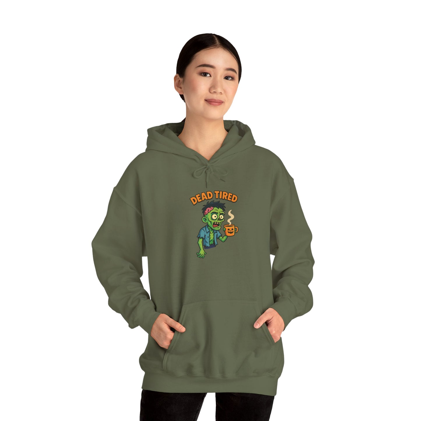 Zombie Themed Unisex Hoodie, Cozy Halloween Sweatshirt, Spooky Season Apparel