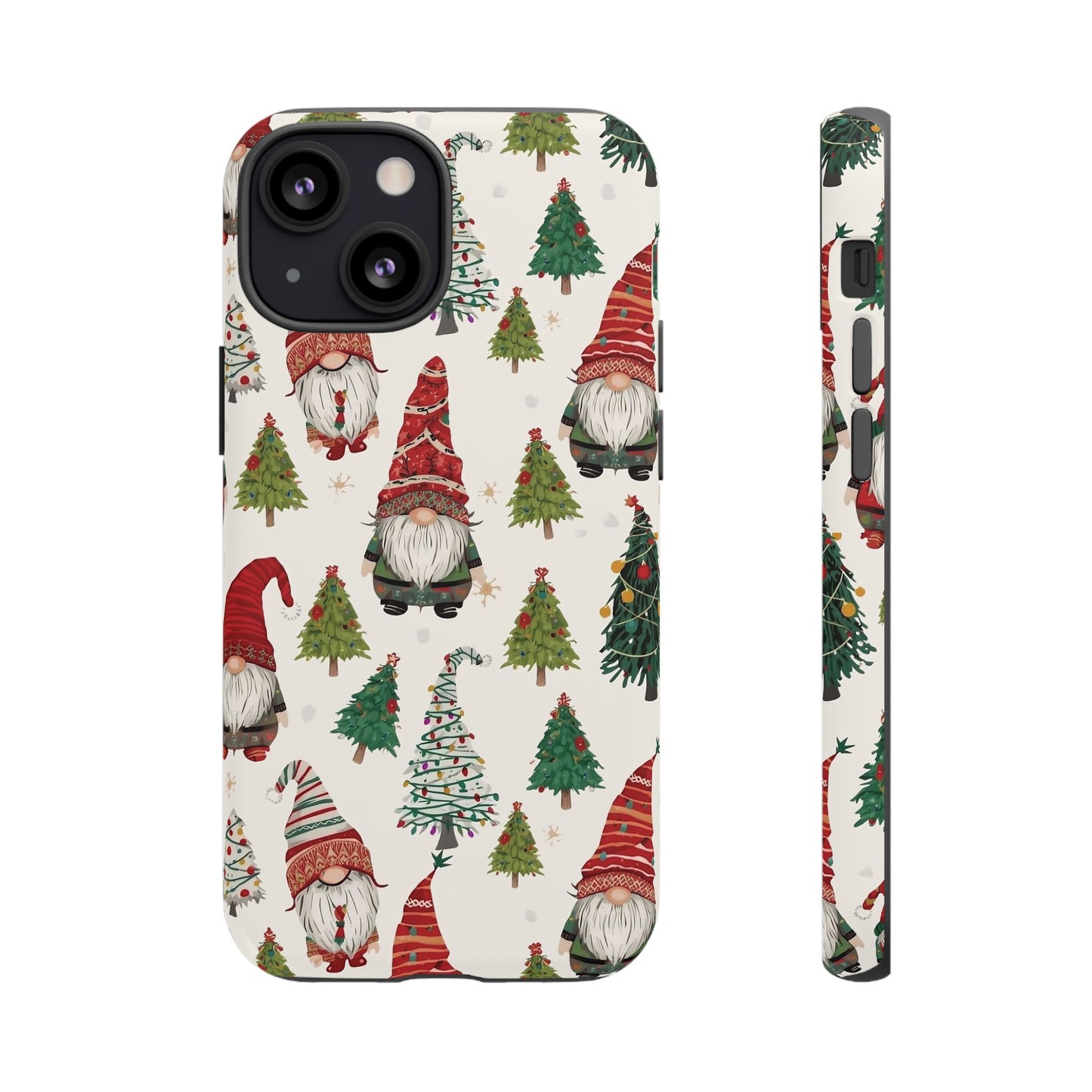 Christmas Gnome Phone Case, Dual Layer Phone Case for Iphone 17, 16, 15, 14, 13, 12, 11 & Samsung