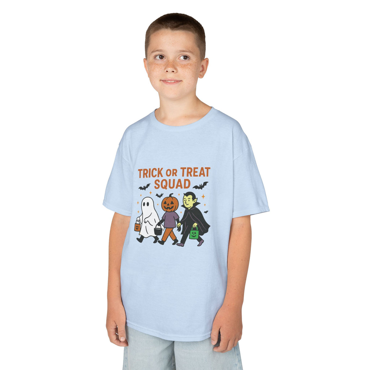 Kids Halloween Tee | Trick or Treat Squad Shirt, Halloween Shirt