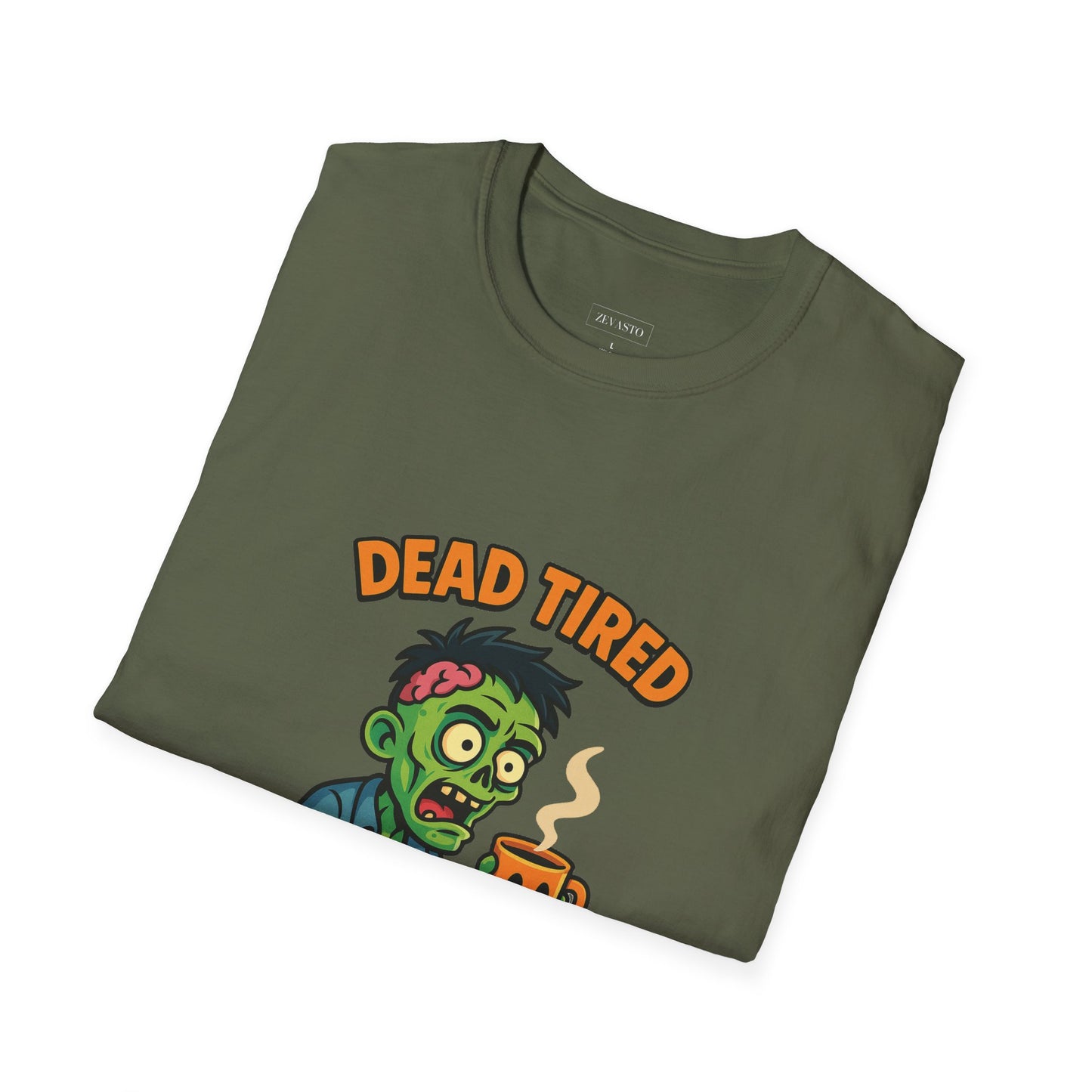 Dead Tired Zombie T-Shirt, Gifts for Halloween