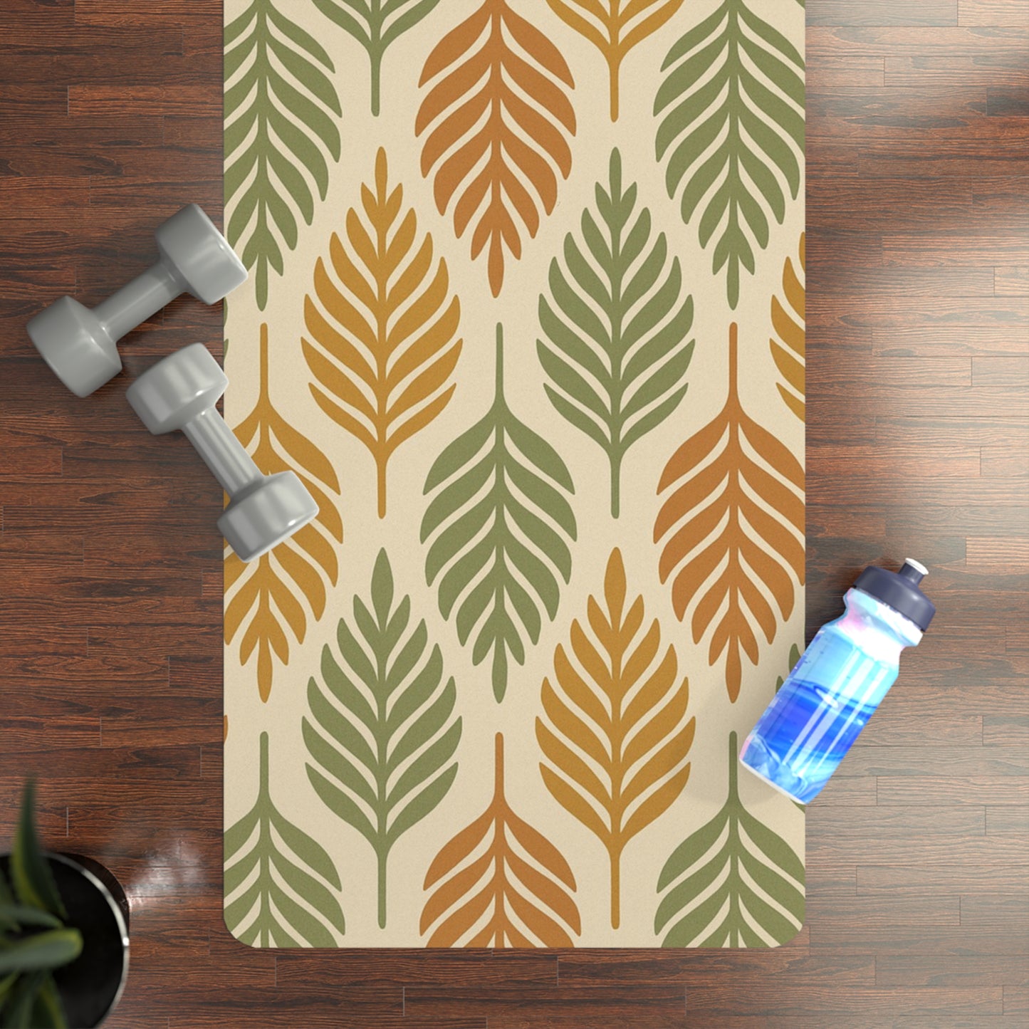 Bohemian Rubber Yoga Mat, Eco-Friendly Exercise Mat