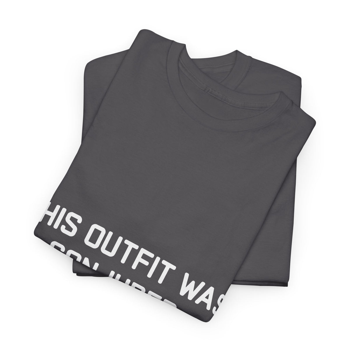 Unisex Heavy Cotton Tee - 'This Outfit Was Conjured, Not Chosen' - Funny Halloween T-shirt